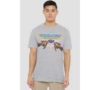 Star Wars Men's Racer Anakin T-Shirt Grey | Size: XL Star Wars Grey XL