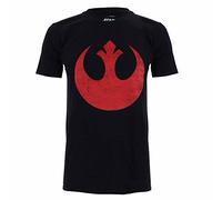 Star Wars Men's Rebel Alliance T Shirt, Black, XL UK