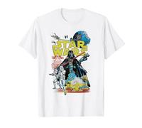 Star Wars Men's Rebel Classic T-Shirt, White, Large