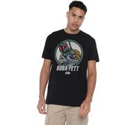 Star Wars Mens Retro Boba T Shirt, Black (Black Blk), L UK