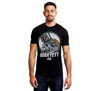 Star Wars Mens Retro Boba T Shirt, Black (Black Blk), XL UK