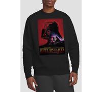Star Wars Men's Return Of The Jedi Block Sweatshirt Black | Size: 2XL Star Wars Black 2XL
