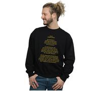 Star Wars Men's Revenge Of The Sith Opening Crawl Sweatshirt in Black | Size: 4XL Star Wars Black 4XL