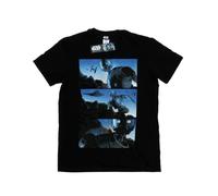 Star Wars Mens Rogue One K-2SO Comic Strip T-Shirt - Black - Black - 3XL