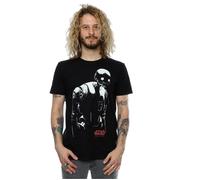 Star Wars Men's Rogue One K-2SO T-Shirt in Black | Size: Medium Star Wars Black M