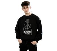 Star Wars Men's Rule The Galaxy Sweatshirt in Black | Size: 3XL Star Wars Black 3XL