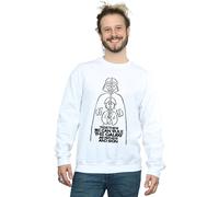 Star Wars Men's Rule The Galaxy Sweatshirt in White | Size: 3XL Star Wars White 3XL