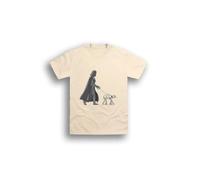 Star Wars Men's Sand T-Shirt - Darth Vader Walking at-at | 100% Cotton Tee (Sizes S-XL) (UK, Alpha, XL, Regular, Regular, Standard, Sand)