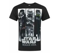 Star Wars Men's Short Sleeved T-Shirt (Adult Black) in Black | Size: Small Star Wars Black S