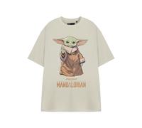 Star Wars Men's Short Sleeved T-Shirt (Adult Oatmeal) in Beige | Size: Large Star Wars Beige L