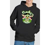 Star Wars Men's St Patrick's Day Grogu Lucky Cute Hoodie in Black | Size: 2XL Star Wars Black 2XL