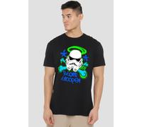 Star Wars Men's Stencil Trooper T-Shirt Black | Size: 2XL Star Wars Black 2XL