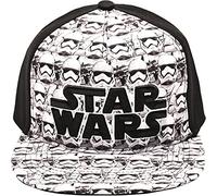 Star Wars Men's Stormtrooper Baseball Cap, Adjustable, Flat Bill Black