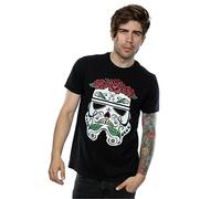 Star Wars Men's Stormtrooper Day of The Dead T-Shirt Large Black