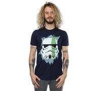 Stormtrooper Paint Stroke T-Shirt Star Wars Mid Navy M