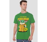 Star Wars Men's Strong Grogu T-Shirt Green | Size: 2XL Star Wars Green 2XL