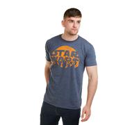 Star Wars Men's Sunset Cotton T-Shirt Mid Navy | Size: Medium Star Wars Mid Navy M