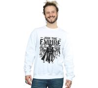 Star Wars Men's Support The Troops Sweatshirt in White | Size: 2XL Star Wars White 2XL