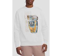 Star Wars Men's The Acolyte Blueprint Pip Droid Sweatshirt White | Size: Large Star Wars White L