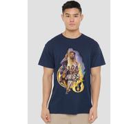 Star Wars Men's The Acolyte High Republic Group Poster T-Shirt Navy | Size: Large Star Wars Navy L
