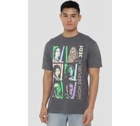 Star Wars Men's The Acolyte High Republic Pastel Jedi T-Shirt Charcoal | Size: Medium Star Wars Charcoal M