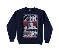 Star Wars Men's The Galactic Empire Sweatshirt in Navy | Size: Large Star Wars Navy L