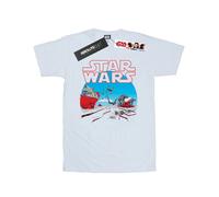 Star Wars Mens The Last Jedi Action Scene T-Shirt BI46904