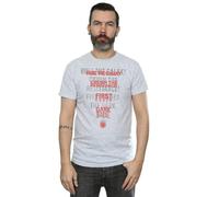 Star Wars Men's The Last Jedi Dark Side Echo T-Shirt in Grey | Size: XL Star Wars Grey XL