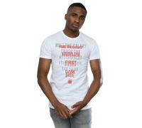 Star Wars Men's The Last Jedi Dark Side Echo T-Shirt in White | Size: Medium Star Wars White M
