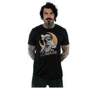 Star Wars Men's The Last Jedi Gold Chewbacca T-Shirt in Black | Size: 3XL Star Wars Black 3XL