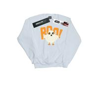 Star Wars Mens The Last Jedi Halloween Ghost Porg Sweatshirt - White - White - 4XL