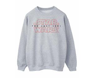 Star Wars Men's The Last Jedi Logo Sweatshirt Small Sport Grey