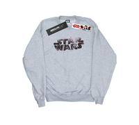 Star Wars Mens The Last Jedi Spray Logo Sweatshirt BI46175