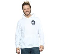 Star Wars Men's The Mandalorian Bounty Hunter Badge Breast Print Hoodie in White | Size: Medium Star Wars White M