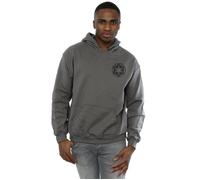 Star Wars Men's The Mandalorian Galactic Empire Insignia Breast Print Hoodie in Charcoal | Size: Large Star Wars Charcoal L