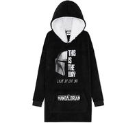 Star Wars Men's The Mandalorian Oversized Hooded Poncho in Black Star Wars Black One Size