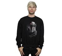 Star Wars Men's The Mandalorian Poster Sweatshirt Black Small