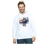 Star Wars Men's The Mandalorian Scout Troopers Hoodie in White | Size: Large Star Wars White L