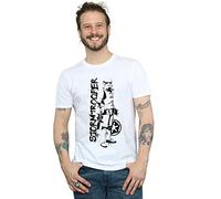 Star Wars Men's The Mandalorian Splat Stormtrooper T-Shirt White X-Large