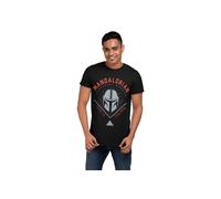 Star Wars Men's The Mandalorian T-Shirt in Black | Size: Small Star Wars Black S