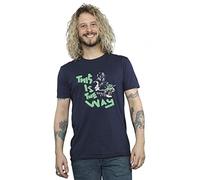 Star Wars Men's The Mandalorian This is The Way Duo T-Shirt Navy Blue XXX-Large