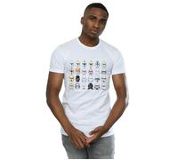 Star Wars Men's Trooper Helmets T-Shirt in White | Size: 5XL Star Wars White 5XL