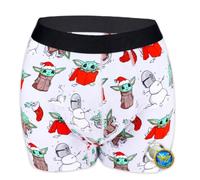 STAR WARS Mens Trunks Set - Bundle with Mens Grogu Trunk Boxer Briefs & Bookmark | MeUndies Mandalorian Underwear for Men, Multicolor, XL