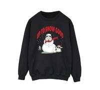 Star Wars Men's Up To Snow Good Sweatshirt in Black | Size: 5XL Star Wars Black 5XL