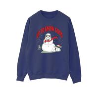 Star Wars Men's Up To Snow Good Sweatshirt in Navy | Size: 3XL Star Wars Navy 3XL