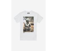 Star Wars Men's Yoda Film Still T-Shirt White | Size: Medium Star Wars White M