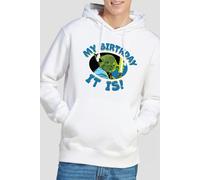 Star Wars Men's Yoda My Birthday It Is Hoodie in White | Size: Medium Star Wars White M