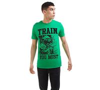 Star Wars Men's Yoda Train T Shirt, Green (Kelly Green Grn), M UK