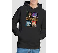 Star Wars Men's Young Jedi Adventure Among the Stars Hoodie Black | Size: Medium Star Wars Black M