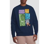Star Wars Men's Young Jedi Adventure Blocks Sweatshirt Navy | Size: 2XL Star Wars Navy 2XL